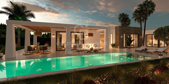 Villa Mila - Ibiza-Stil in Javea, Baugenehmigung Erteilt