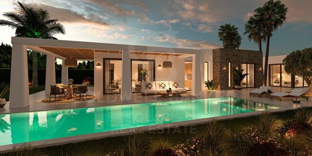 Villa Mila - Estilo Ibiza en Javea, Permiso de Construcción Concedido