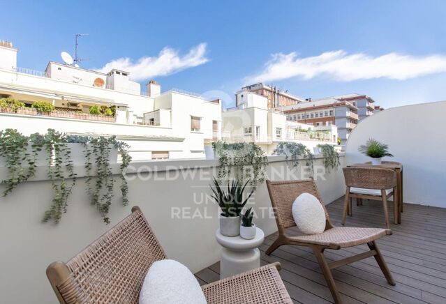 Schönes Penthouse mit Terrasse in Barrio de Salamanca