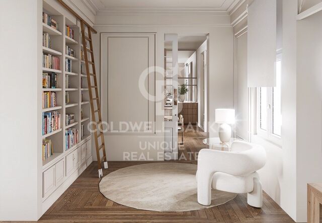 Exclusive property for sale with terrace and classic charm, in Barrio de Salamanca, Madrid