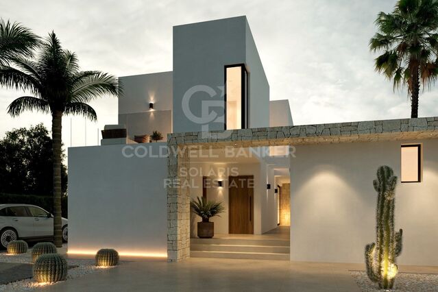 Proyecto exclusivo Villa en Benitachell con licencia y construcción.