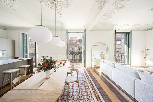 Penthouse with terrace in Modernist building