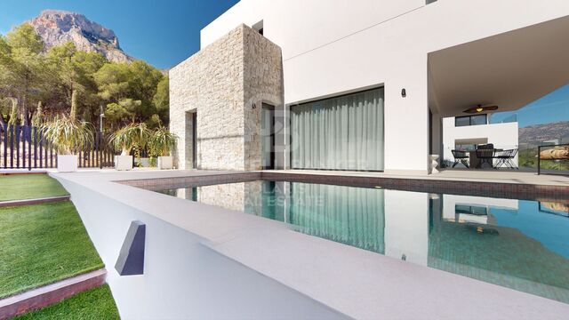 Villas de Ponoig, exclusive complex with sea and mountain views.