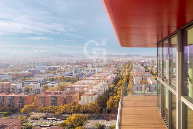 Brand new flat on Barcelona's highest tower