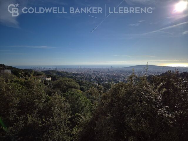 Appartement avec vue sur Barcelone à louer à Vallvidrera.