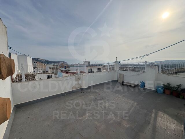 House in the historic centre of Jávea for Boutique Hotel with a roof top overlooking the sea