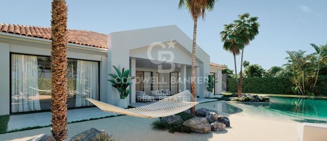 Tropisches Paradies in Nueva Andalucía: Ein privates Refugium mit Tulum-Flair