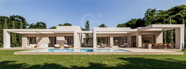 VILLA GEMINI - Exceptional design on one floor in a privileged area in Jávea