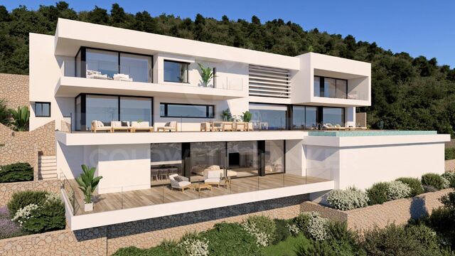 Villa Marblau - arquitectura de lujo con vistas al mar en cumbre del sol