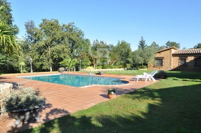 Beautiful masía for sale located in Santa Cristina d'Aro, Costa Brava