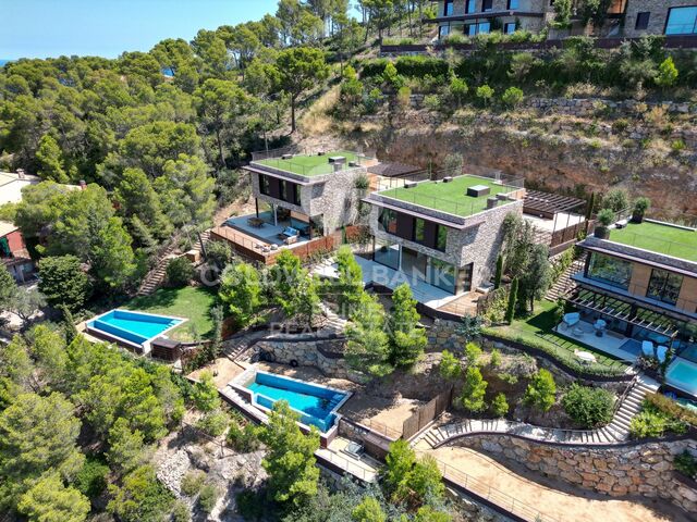 For sale new project of luxury villas with sea views, Begur