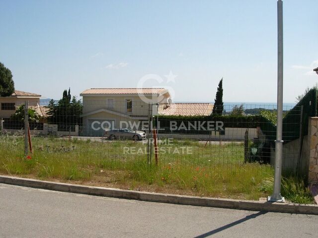 Plot with sea views located in Sant Feliu de Guixols